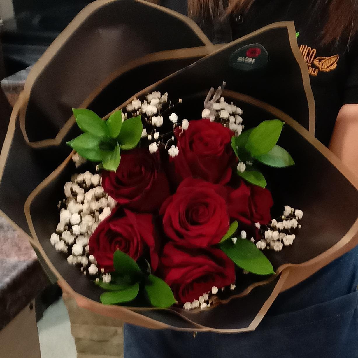 Ramo 6 rosas miniatura 3