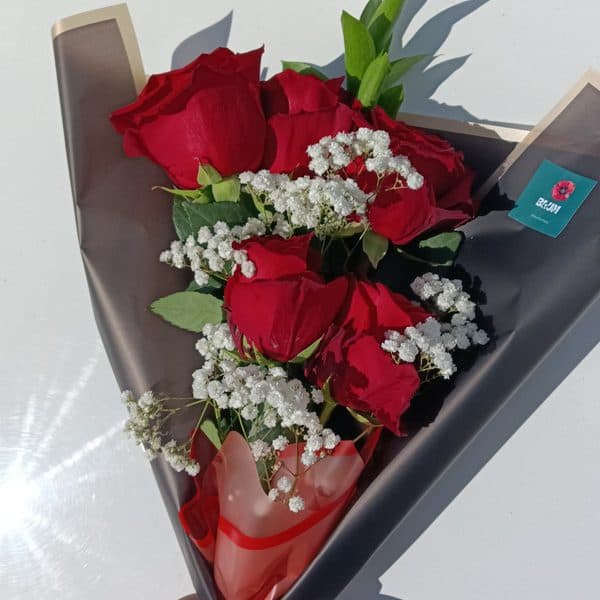 Ramo 5 rosas miniatura 2