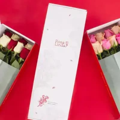 Rosas en Caja - Cantidad de flores y colores configurable miniatura 4