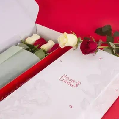 Rosas en Caja - Cantidad de flores y colores configurable miniatura 5