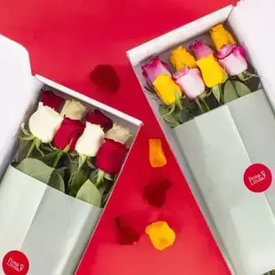 Rosas en Caja - Cantidad de flores y colores configurable miniatura 3