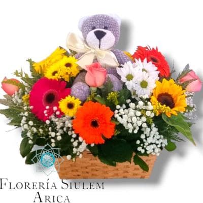 Osito Amigurumi en Flor, miniatura 2