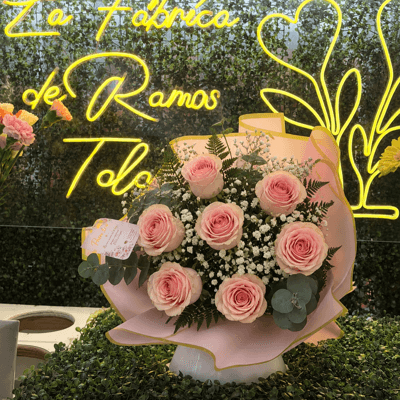 Rosas rosadas miniatura 2
