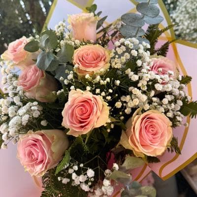 Rosas rosadas miniatura 3