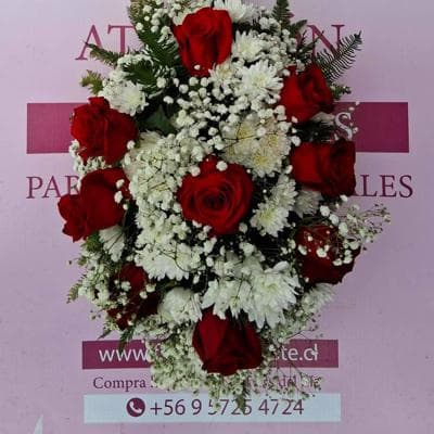Cojín rosas y mables miniatura 3