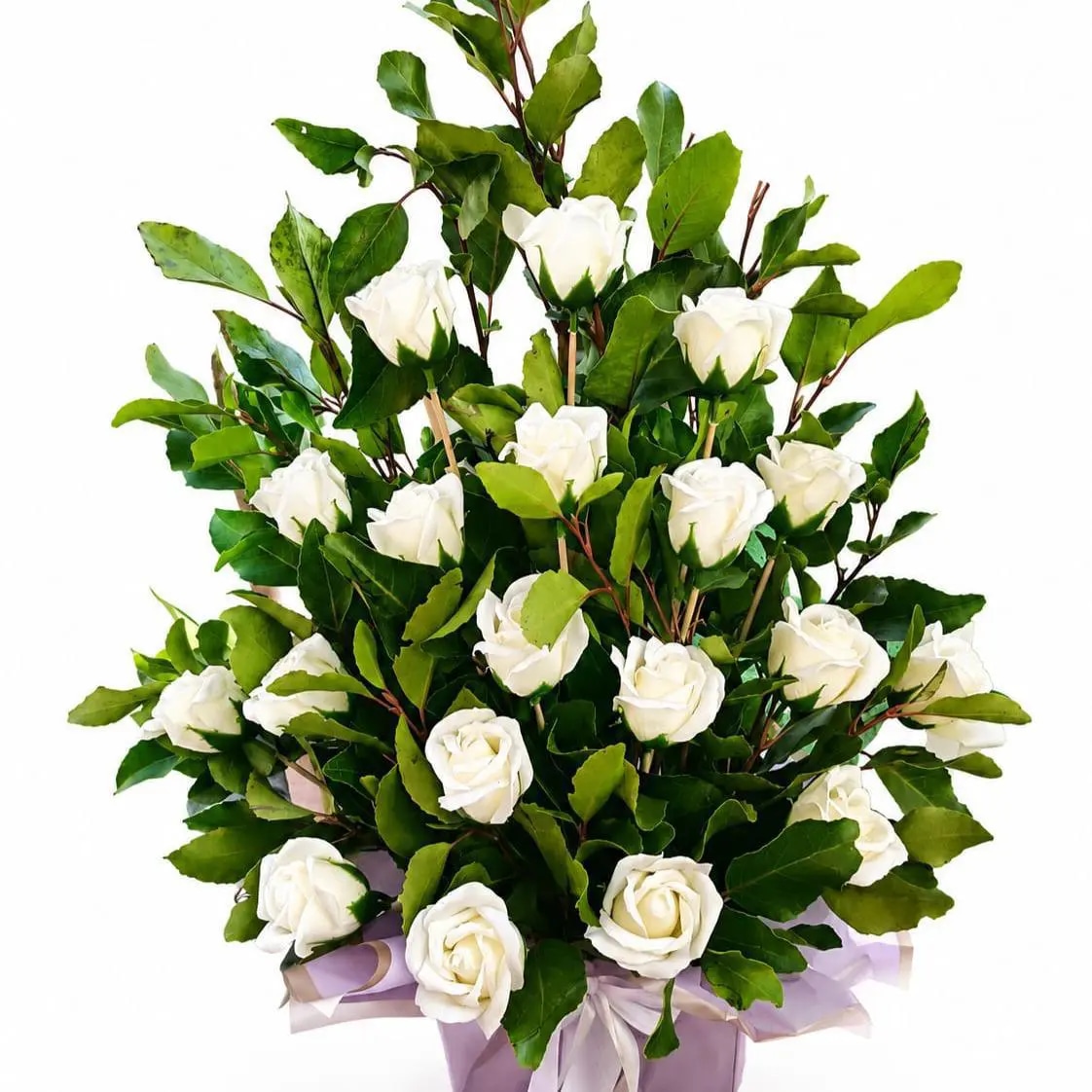 Pirámide (con rosas de Jabón)