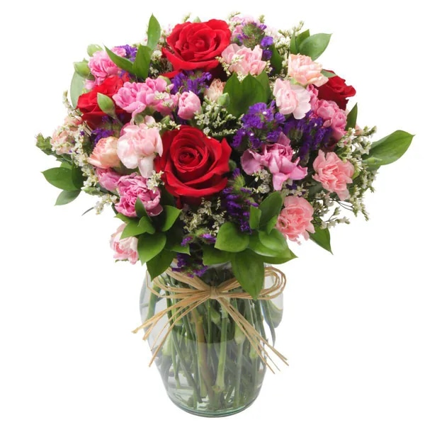 Colores de Frida Rojo en florero