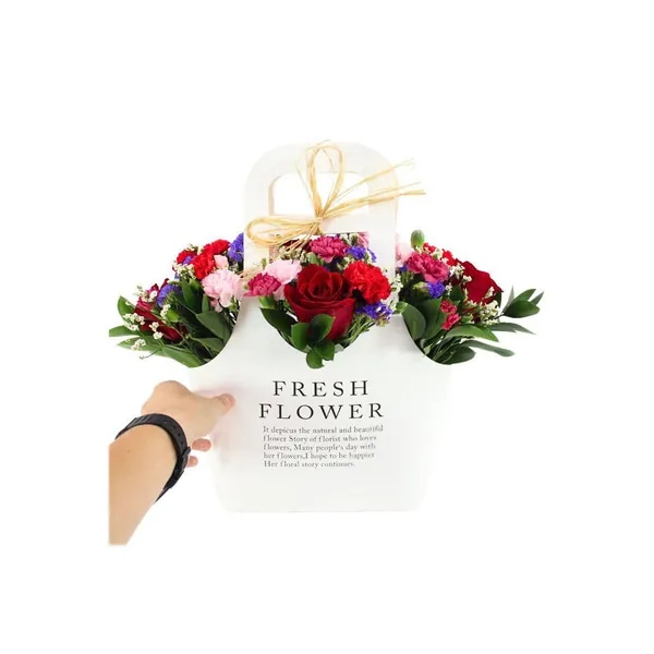 Colores de Frida Rojo Flower Bag