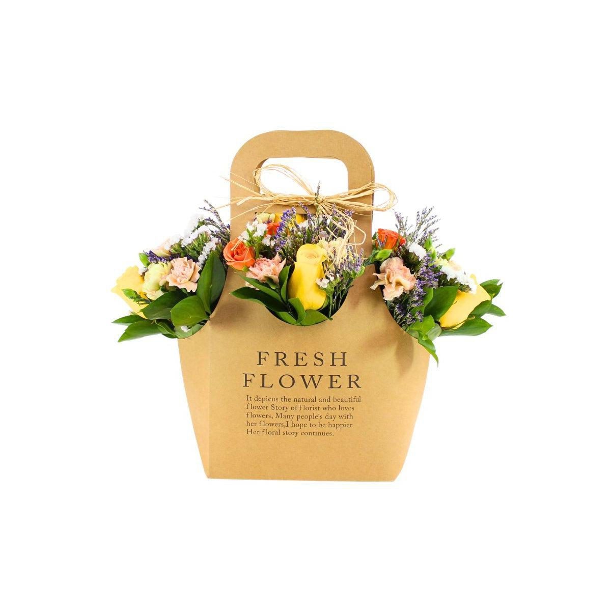 Colores de Frida Amarillo Flower Bag - Imagen 1