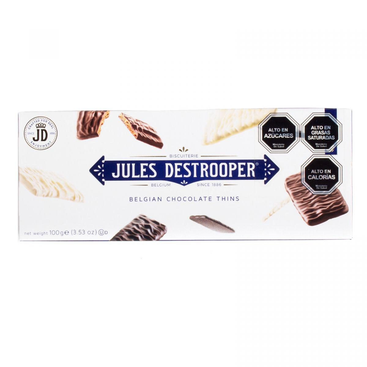 Galletas Jules Destrooper - Galletas de chocolate Jules Destrooper de 100 grs - Imagen 1