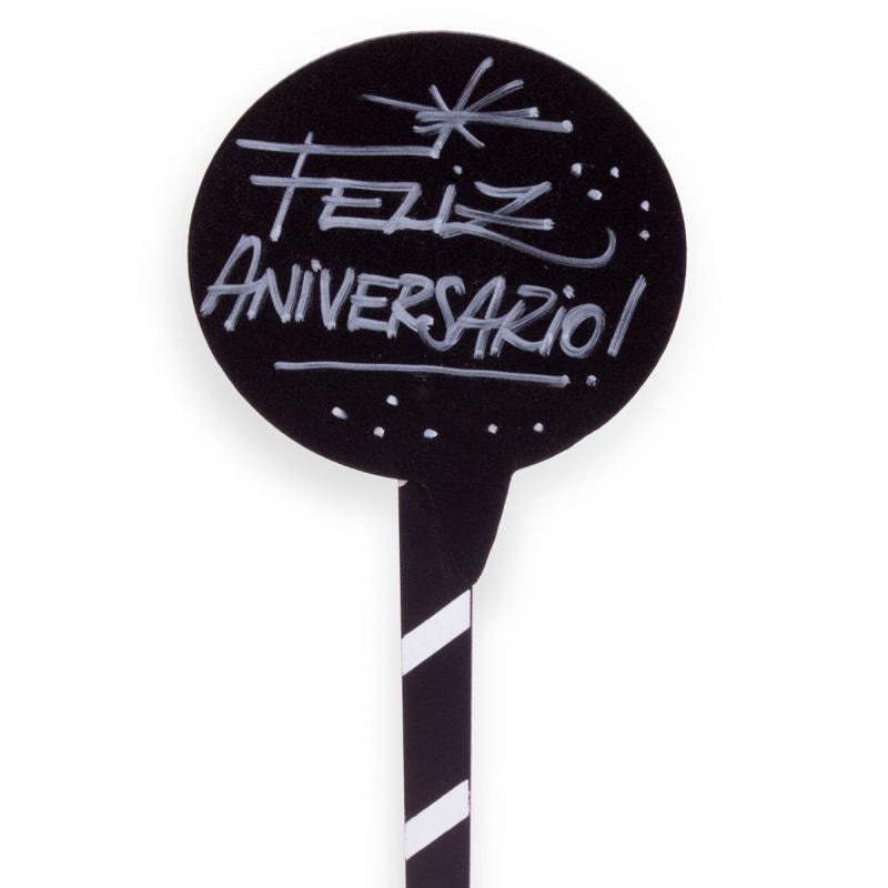 Pizarra con Mensaje "Feliz aniversario" - Imagen 1