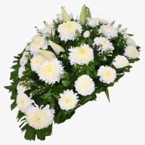 Cubre Urna de Lilium y Margaritas - Imagen 1