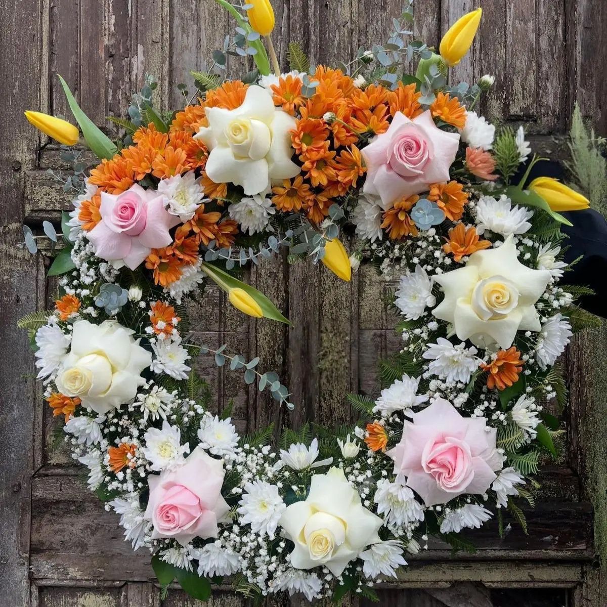 Serenidad - Corona de flores 1 mt