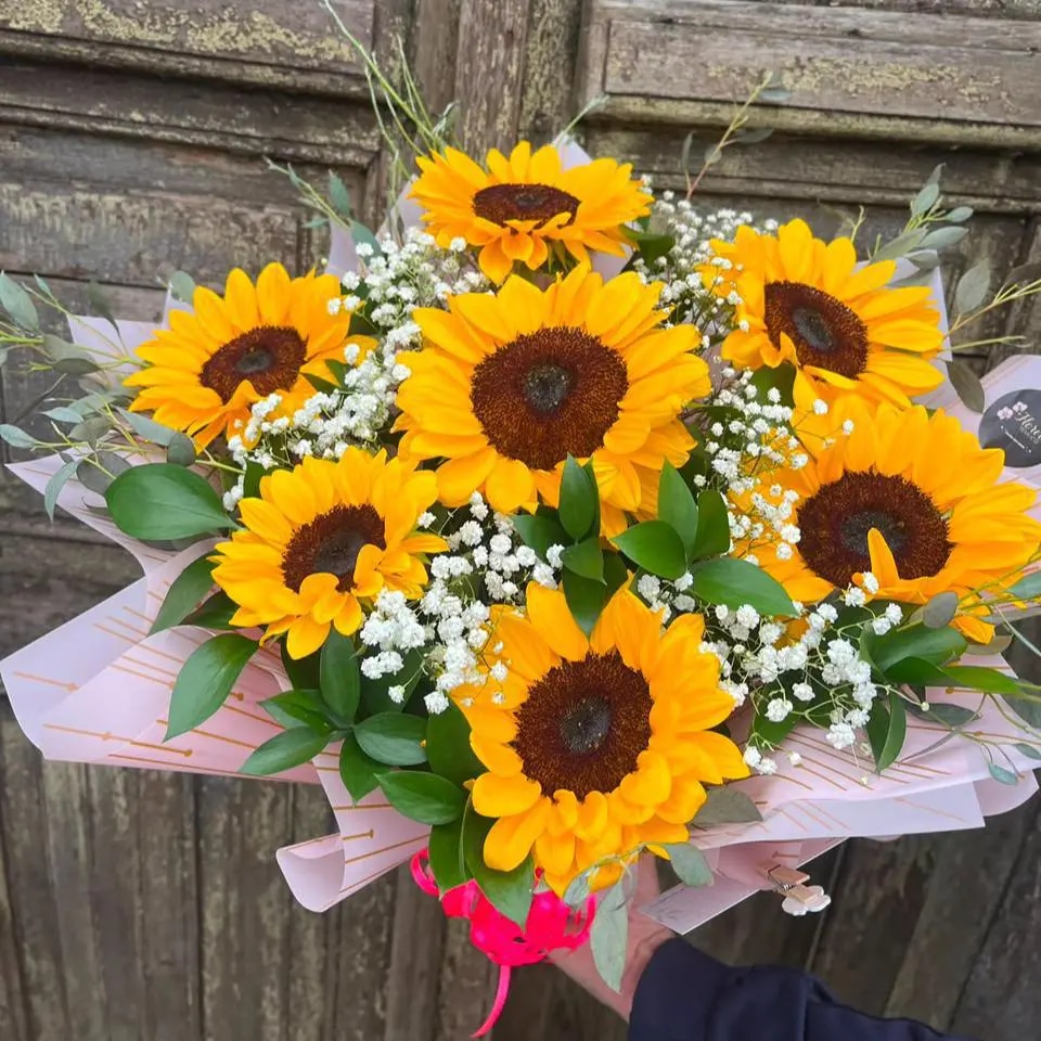Ramo Coreano de Girasoles