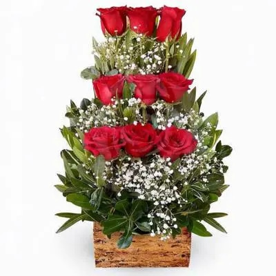 Escalera de rosas