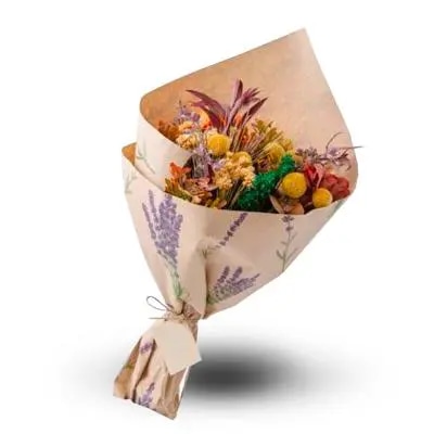 Ramo pequeño flores secas