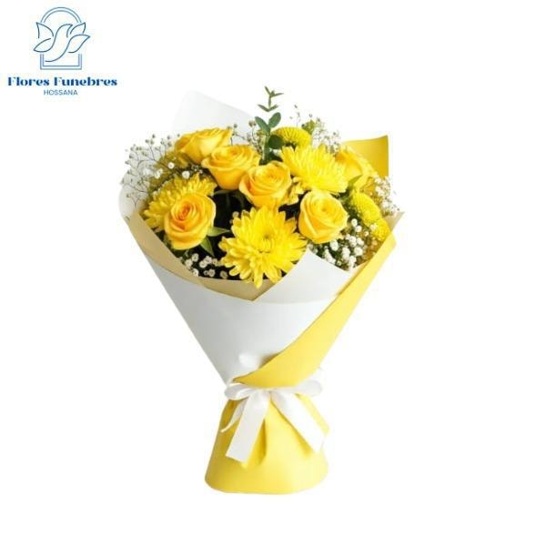Ramo 6 rosas 4 gerberas - Imagen 1