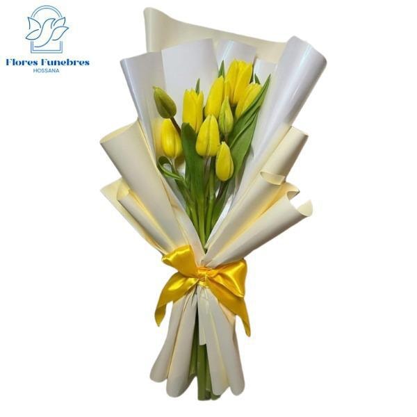 Ramo 10 tulipanes - Imagen 1