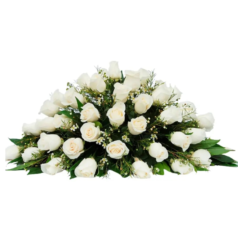 Cojin fúnebre de 30 rosas