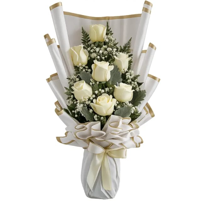 Arreglo de 7 rosas