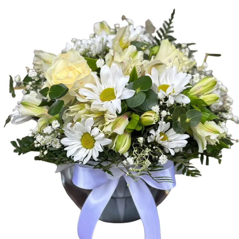 Pecera con mix floral