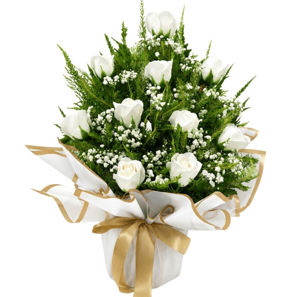 Arreglo fúnebre con flores eternas - Imagen 1