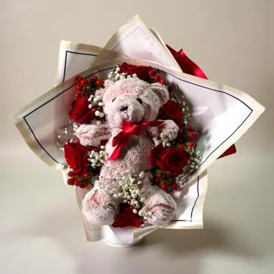 🐻❄️💐 Bouquet Dulce Abrazo 💖✨