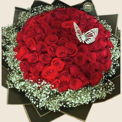 Ramo Buchon de Rosas configurable entre 10 y 200 tallos - Imagen 1