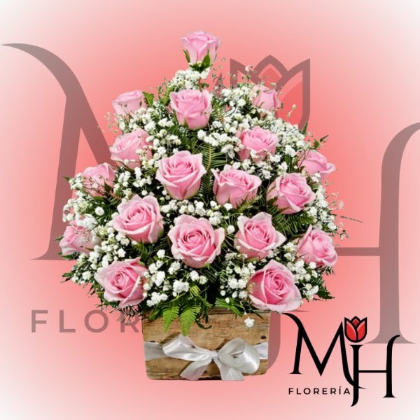 Arreglo 25 rosas de jabon - Imagen 1