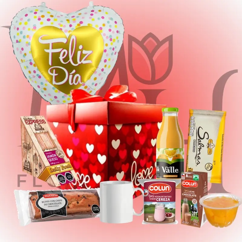 Desayuno en caja feliz