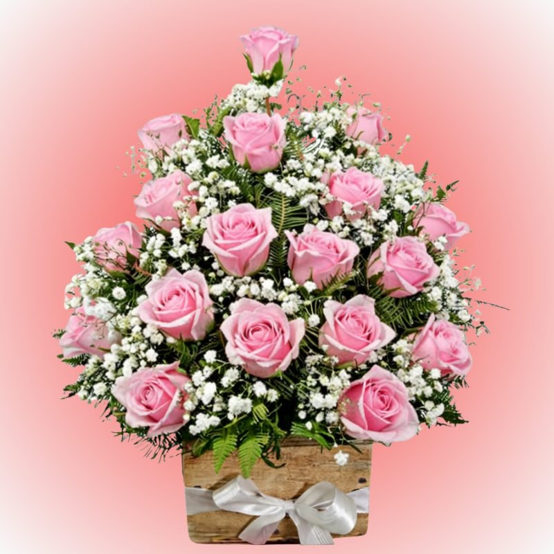 Arreglo de 20 rosas jabon - Imagen 1