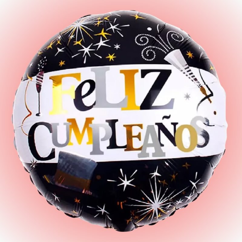 Globo grande feliz cumpleaños para hombre - Imagen 1