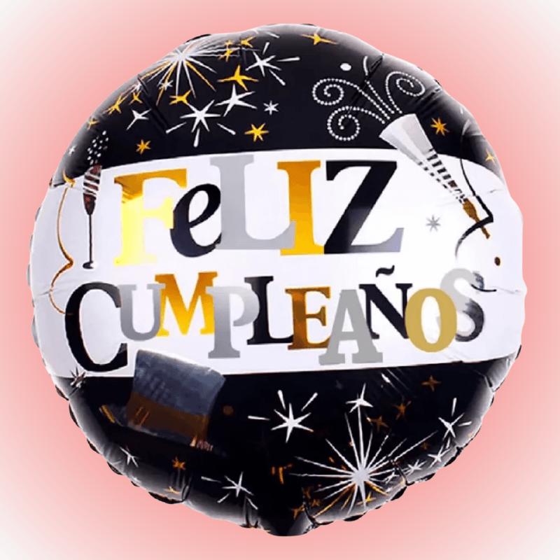 Globo grande feliz cumpleaños para hombre - Imagen 1