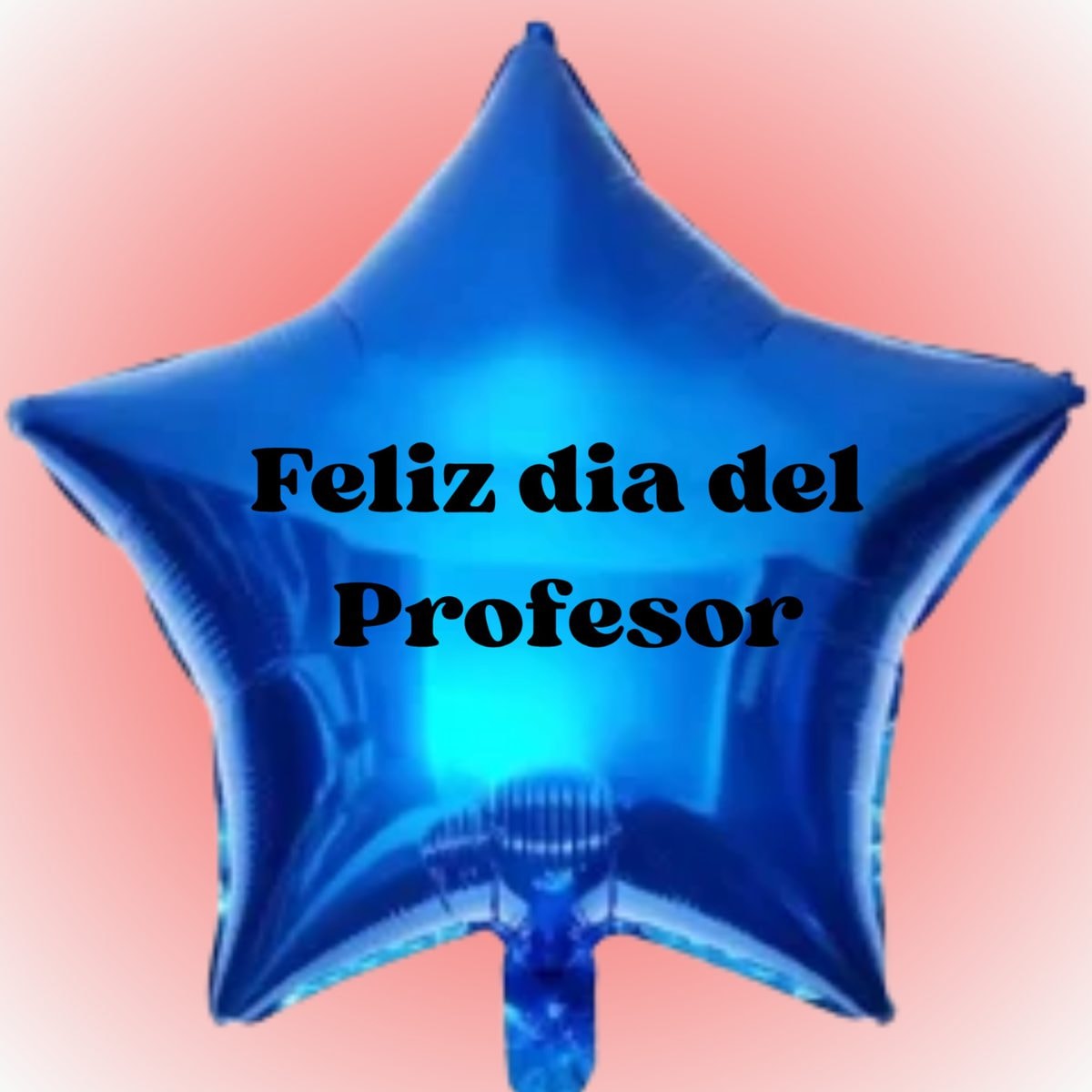 Imagen referencial generada con IA de Globo metalizado Pequeño azul