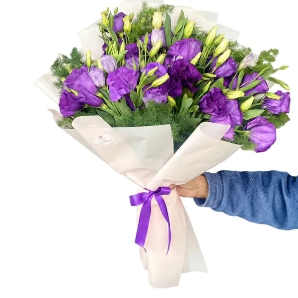 Ramo de lisianthus variados