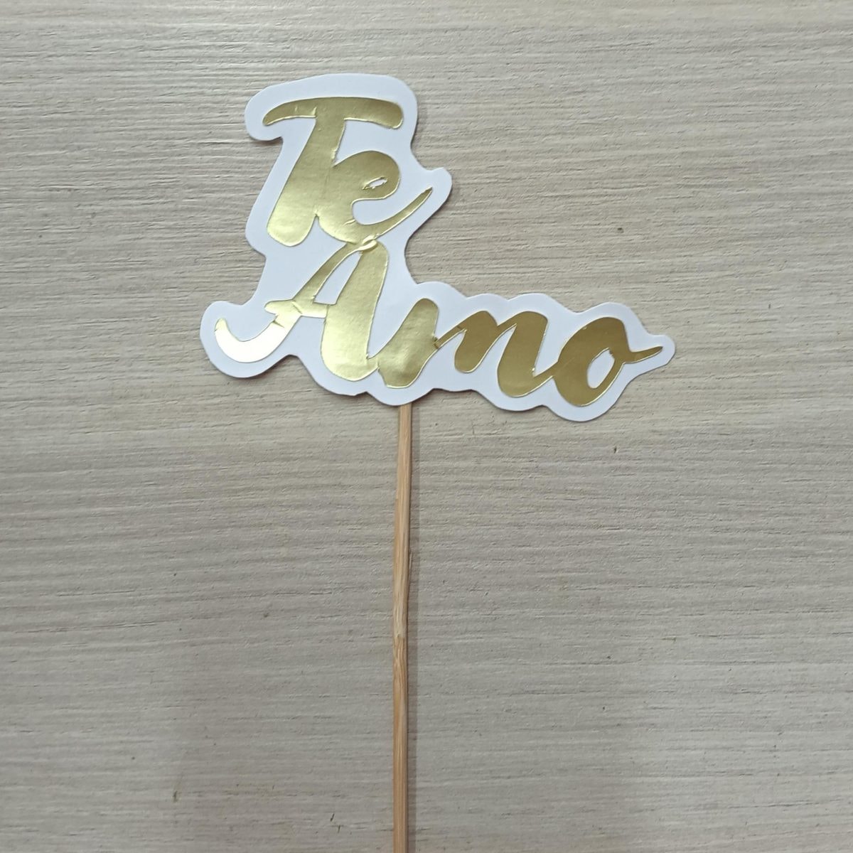 Topper Te amo - Imagen 1
