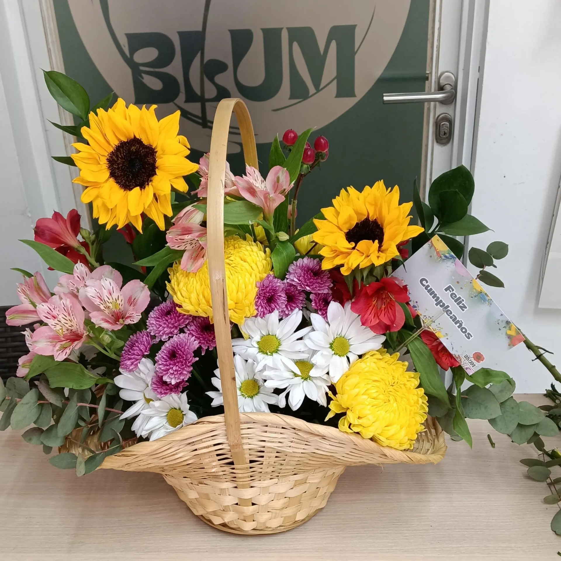 Canasta Floral mixta