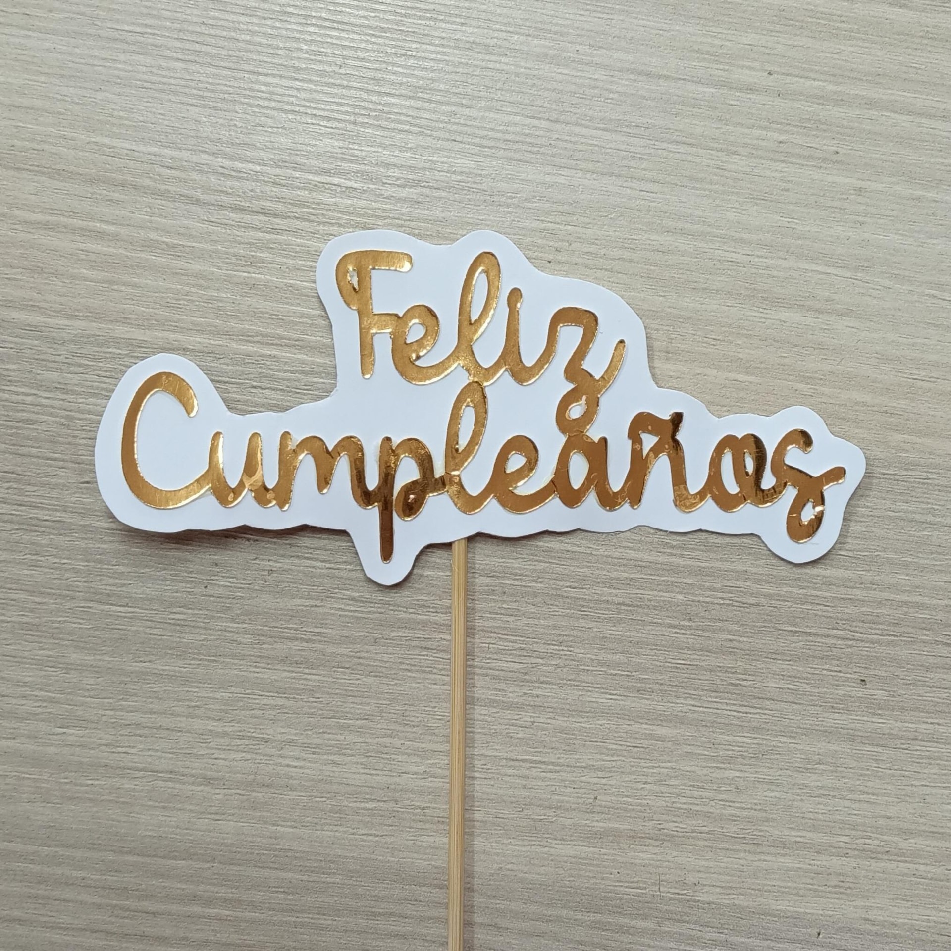 Topper Feliz Cumpleaños - Imagen 1