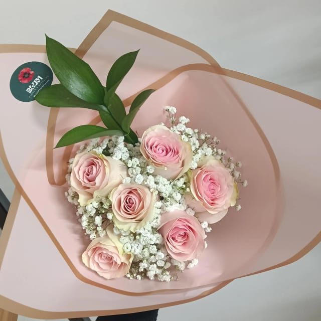 Dulce amor - ramo 6 Rosas
