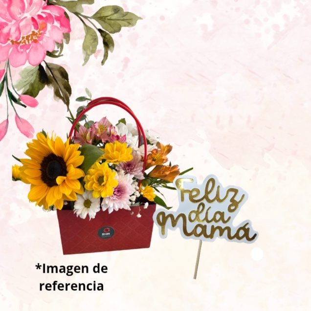 Cartera floral mixta -especial día de la madre - Imagen 1