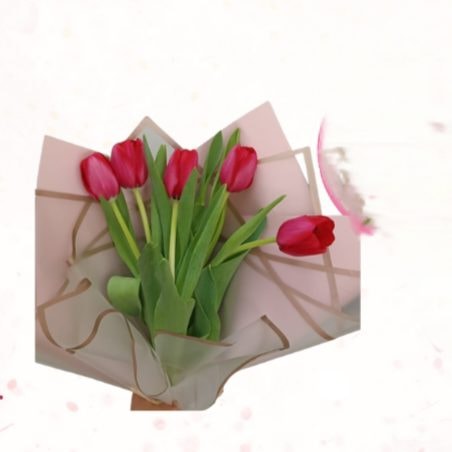 Ramo de tulipanes - Imagen 1