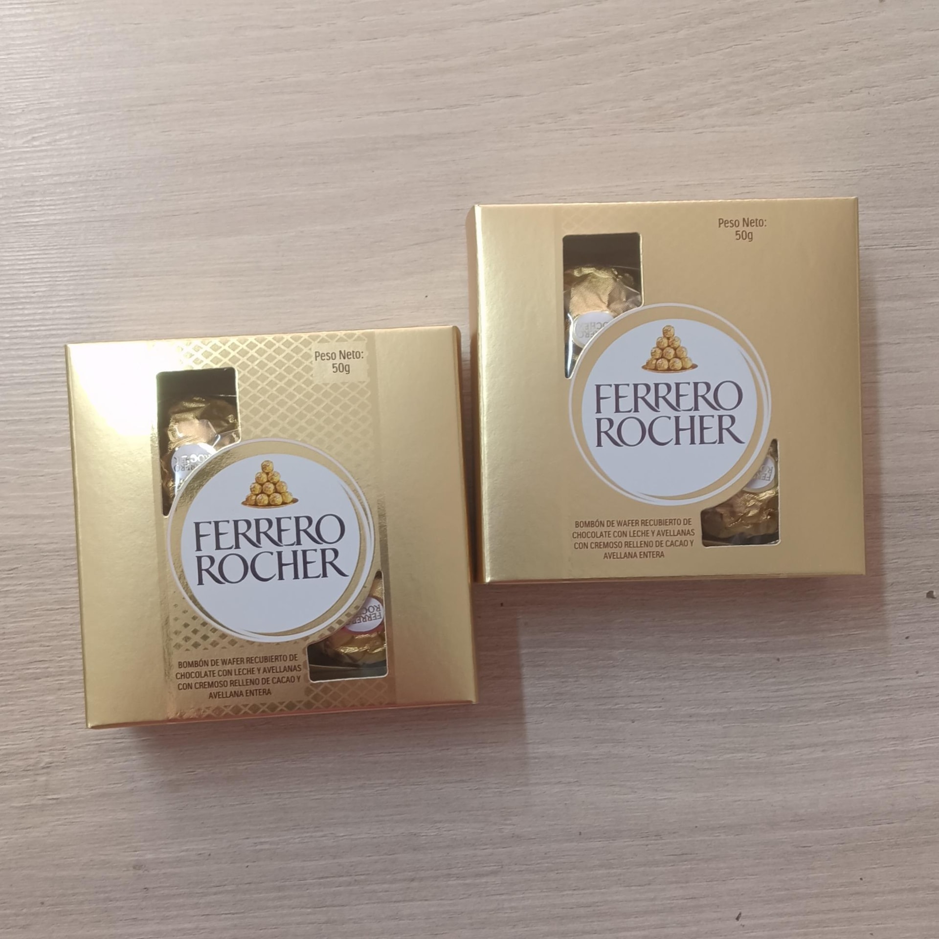 Chocolates Ferrero Rocher de 4 unidades - Imagen 1