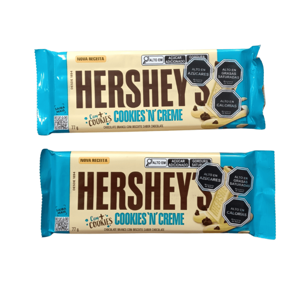 Barra de chocolate Hersheys- Cookies and cream - Imagen 1