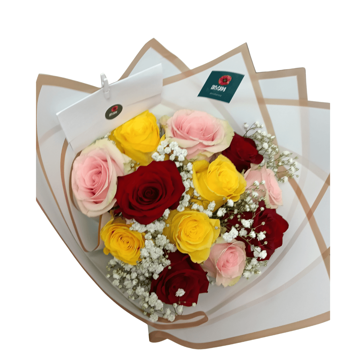 Amor amor- ramo de 12 rosas - Imagen 1