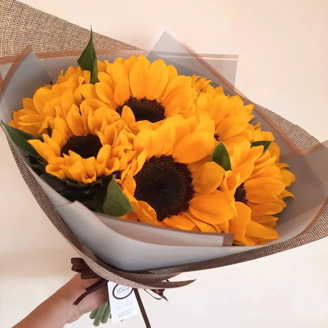 Ramo Rayito - Ramo 10 girasoles