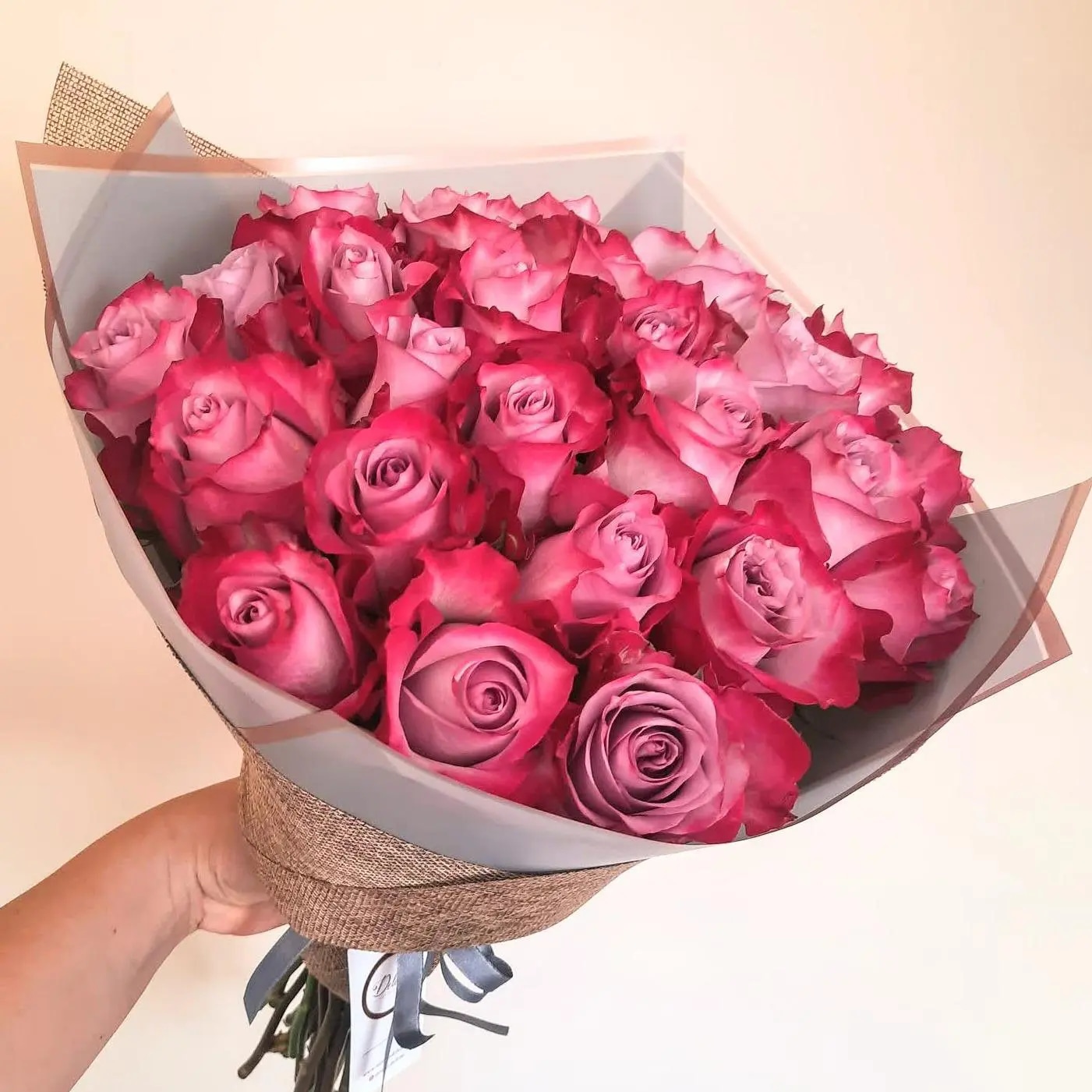 Ramo 24 rosas lila