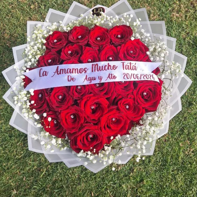 Ramo 25 Rosas Naturales