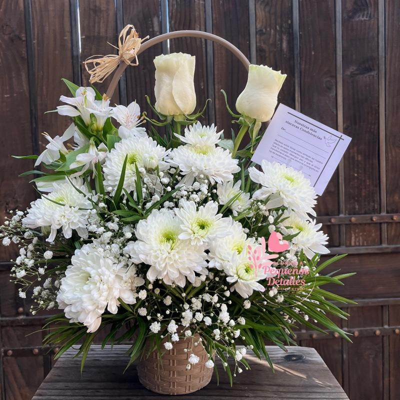 Guia de luz - Canasta Floral pequeña - Imagen 1