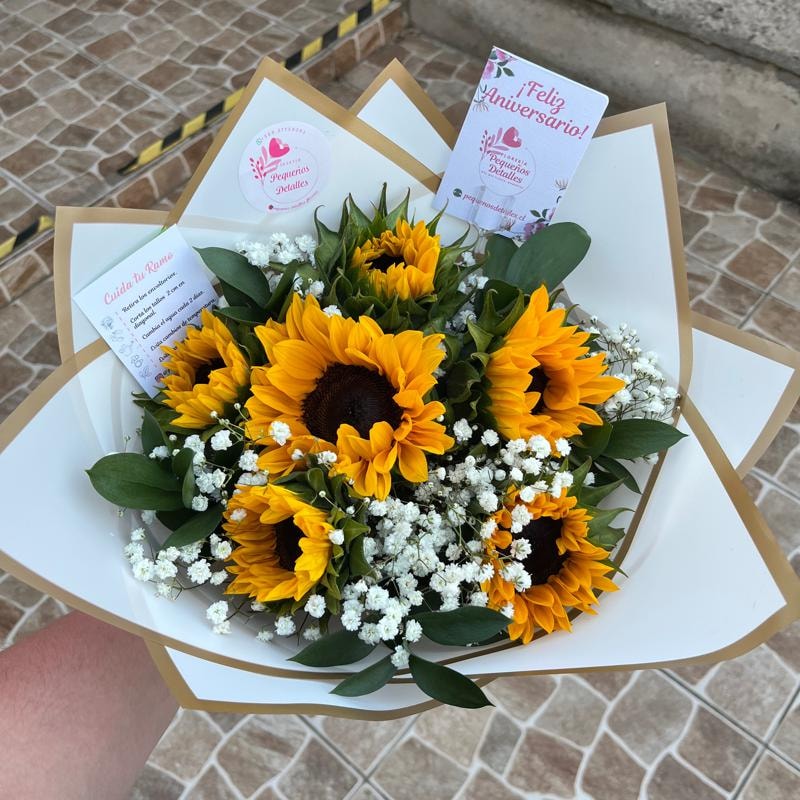 Brillo de Sol 🌻 - Ramo de 6 Girasoles - Imagen 1