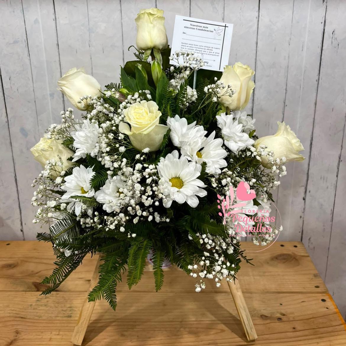 🕊️ Eterno Consuelo — Mini atril de Condolencias - Imagen 1